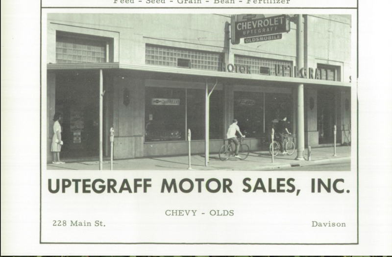 Uptegraff Chevrolet (Hank Graff Chevrolet) - 1966 Yearbook Photo
